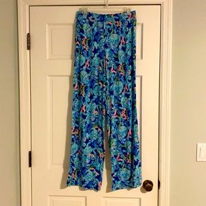 Lilly Pulitzer turtle palazzo pants